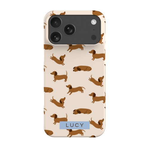 Cute Dachshund Design - Text Only