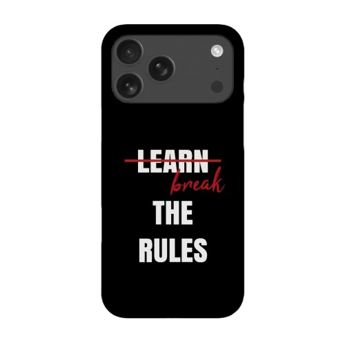 Break the rules - text only Break the rules - text only