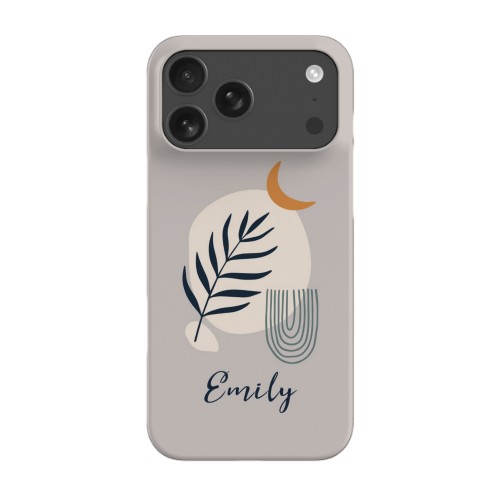 Boho Moon Shape - Text Only Boho Moon Shape - Text Only