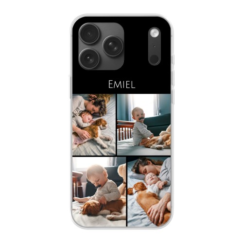 Minimalistisk fotokollasje Minimalistisk fotokollasje