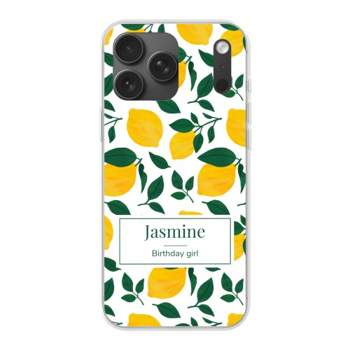 Zesty Lemon Pattern - Text Only