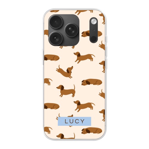 Cute Dachshund Design - Text Only