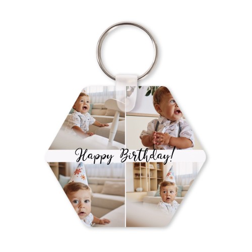 KeyChainAluHexagon_CenterQuoteCollage