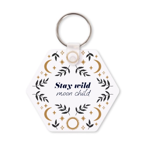 Key Ring Hexagon