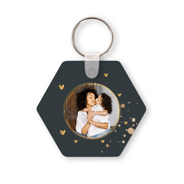 Key Ring Hexagon Key Ring Hexagon