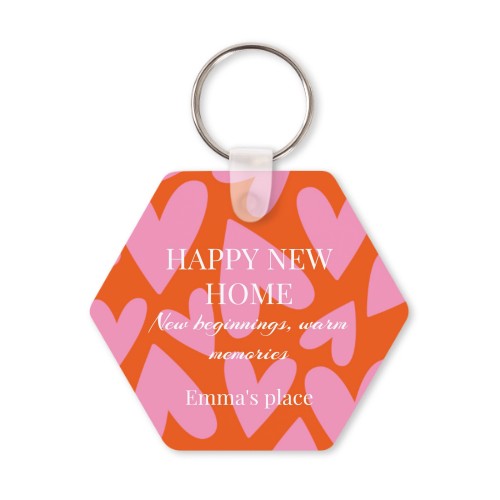 Key Ring Hexagon Key Ring Hexagon