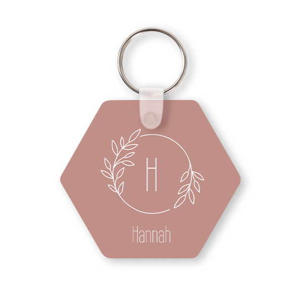 Sleutelhanger hexagon