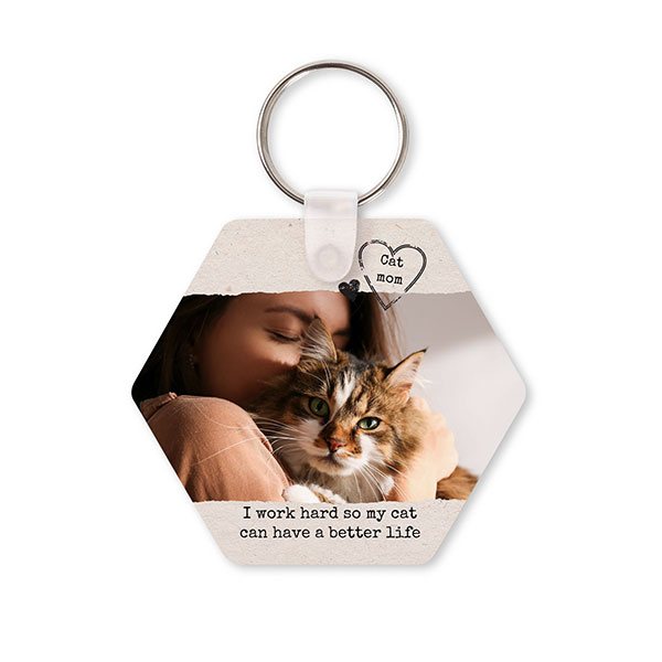 Key Ring Hexagon