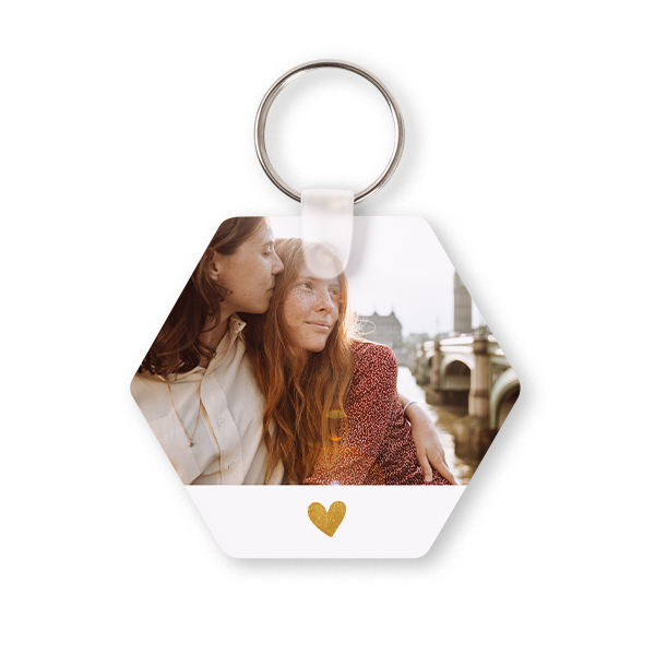 Key Ring Hexagon