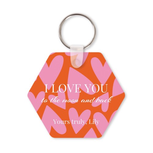 Key Ring Hexagon