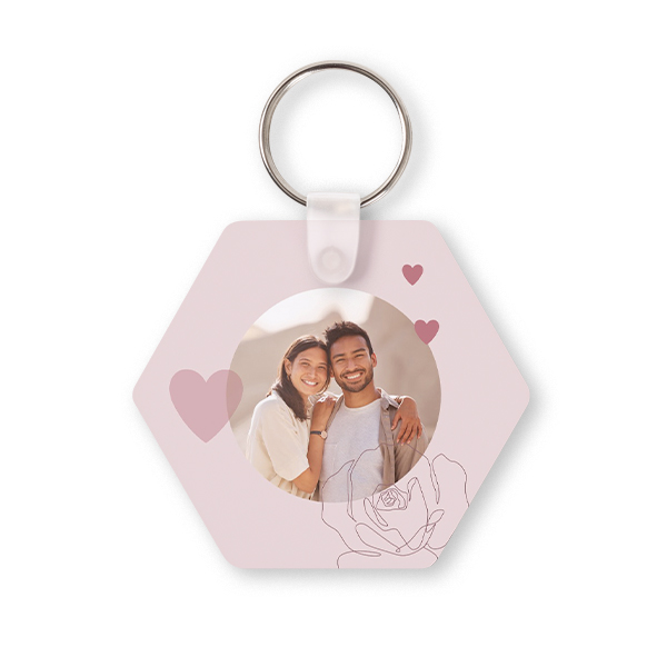 Key Ring Hexagon