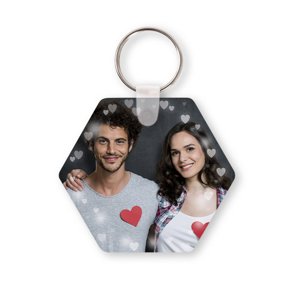 Key Ring Hexagon