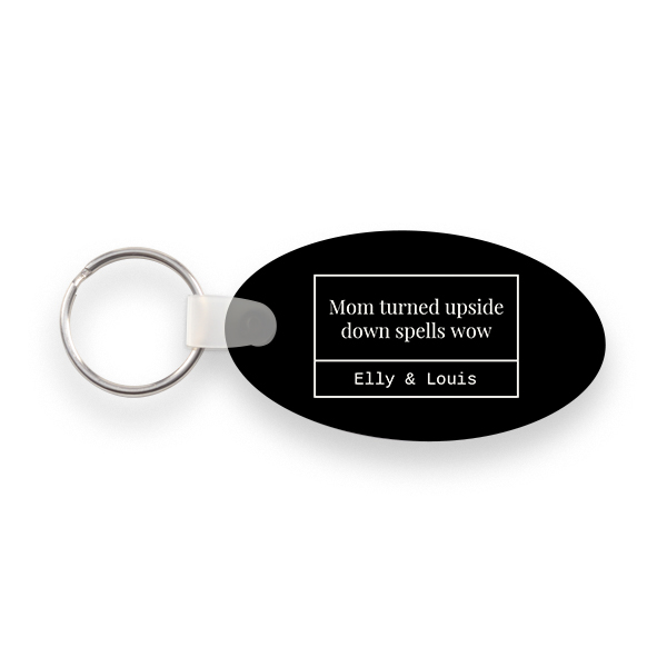 Sleutelhanger Alu Ovaal Sleutelhanger Alu Ovaal