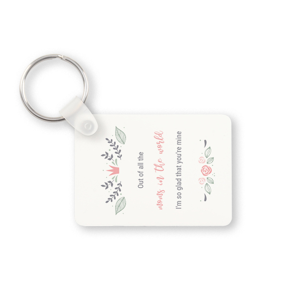 Key Ring Rectangle
