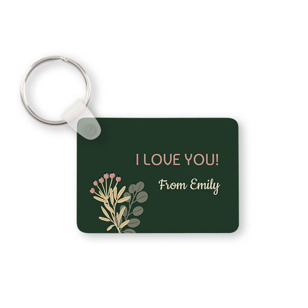 Key Ring Rectangle