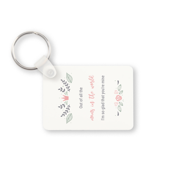 Key Ring Rectangle