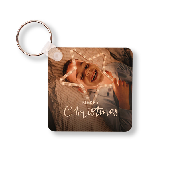 Wooden Key Ring Square Wooden Key Ring Square