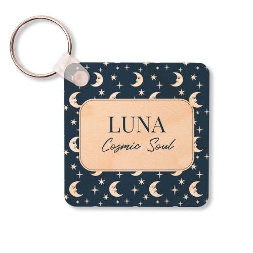 KeychainWoodSq_CelestialSkyPattern