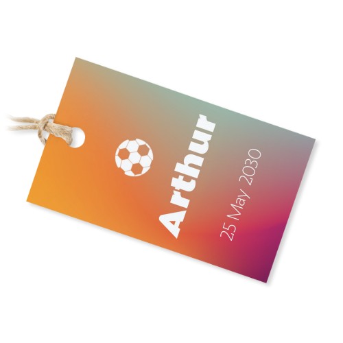 Colour Block Football - Text Only