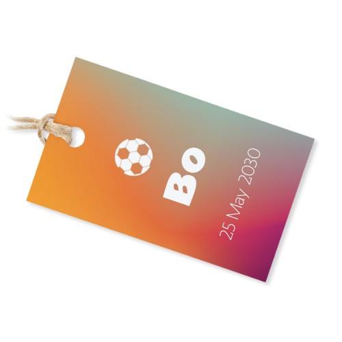 Colour Block Football - Text Only