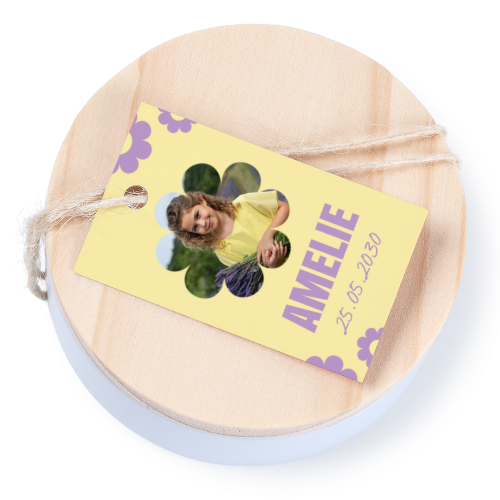 Boîtes en métal avec couvercle en bois sticker rectangulaire (lot de 12) Boîtes en métal avec couvercle en bois sticker rectangulaire (lot de 12)
