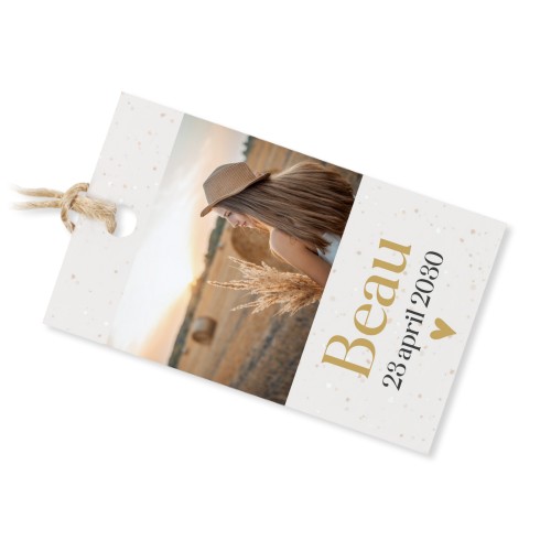 Neutral Terrazzo Heart