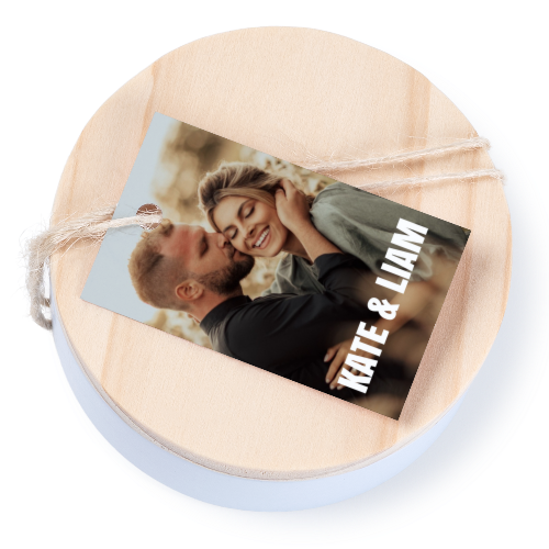 Geschenkdoosje met rechthoekig label - set van 12 Geschenkdoosje met rechthoekig label - set van 12