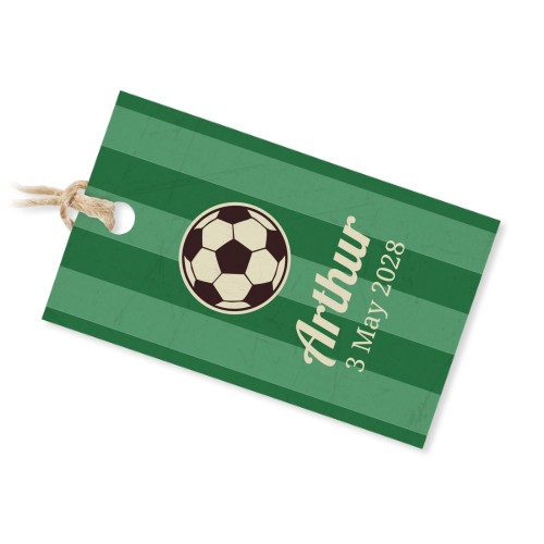 Sachets en coton avec étiquette rectangulaire (lot de 12)