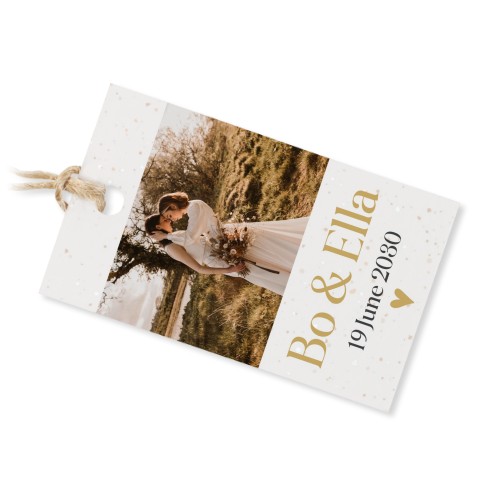 Neutral Terrazzo Heart