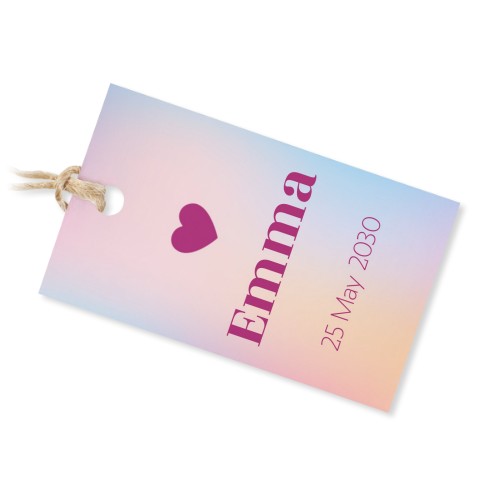 Colour Block Heart - Text Only Colour Block Heart - Text Only