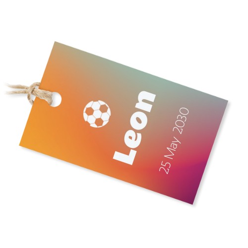 Colour Block Football - Text Only