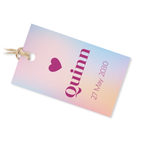 Colour Block Heart - Text Only Colour Block Heart - Text Only