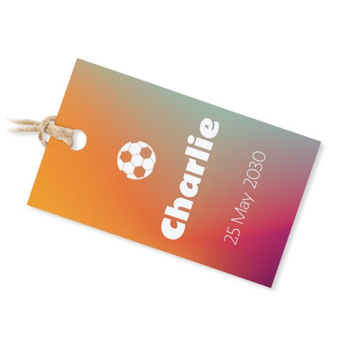 Colour Block Football - Text Only