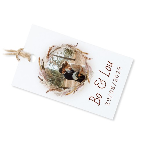 Rechthoekig label 5x3 cm - set van 48