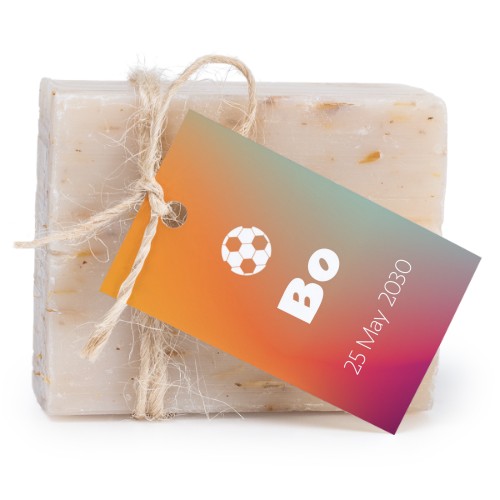 Colour Block Football - Text Only