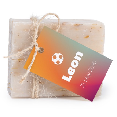 Fast tvål med rektangulär etikett (6 st)