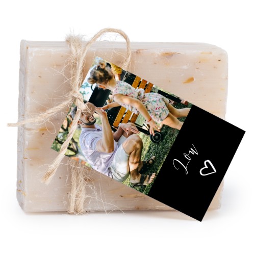 Soap bar with rectangular label (6 pcs)