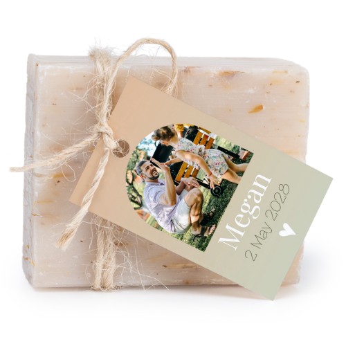 Soap bar with rectangular label (6 pcs)