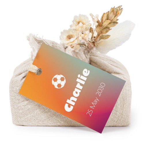 Colour Block Football - Text Only