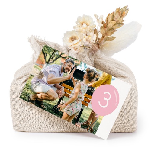 Lot de 6 savons avec emballage en coton beige et étiquettes rectangulaires