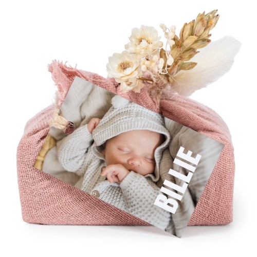 Pink cotton wrapped soaps with rectangular label (6 pcs)