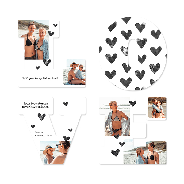 Lettre décoratives Love