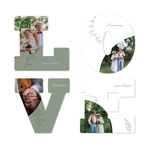 Deko-Buchstaben Love Deko-Buchstaben Love