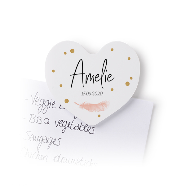 Magnets photo coeur (lot de 4) Magnets photo coeur (lot de 4)
