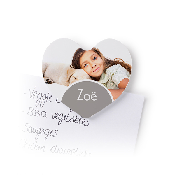 Magnets photo coeur (lot de 4) Magnets photo coeur (lot de 4)