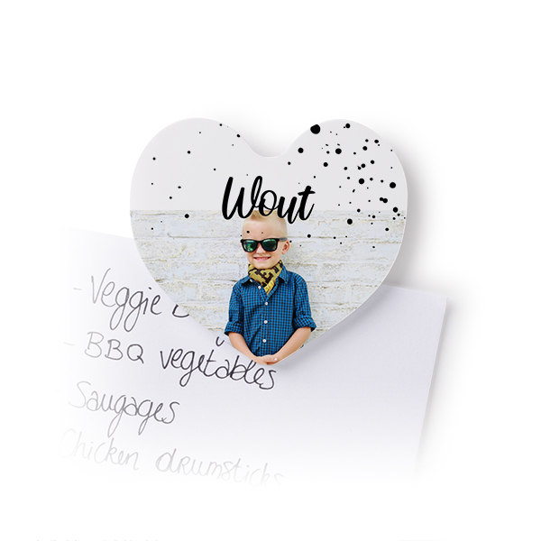 Magnets photo coeur (lot de 4) Magnets photo coeur (lot de 4)