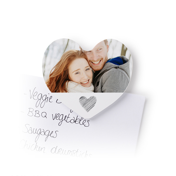 Heart Fridge Magnets - set of 4 Heart Fridge Magnets - set of 4
