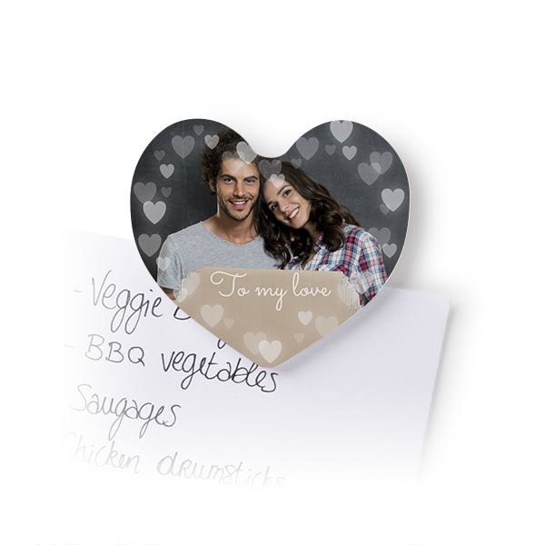 Foto-Magnet Herz - 4 Stk. Foto-Magnet Herz - 4 Stk.
