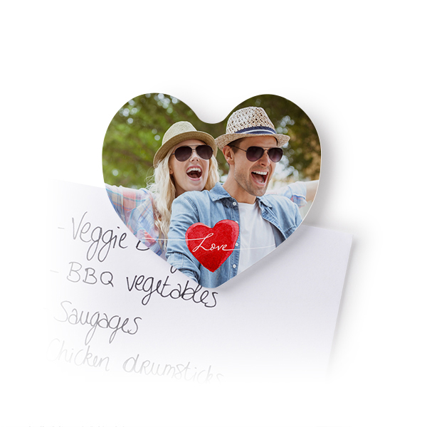Heart Fridge Magnets - set of 4 Heart Fridge Magnets - set of 4