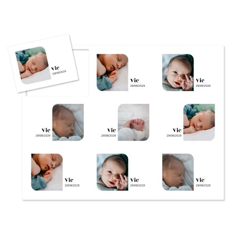 Magnet photo souple Rectangle (lot de 9) Magnet photo souple Rectangle (lot de 9)